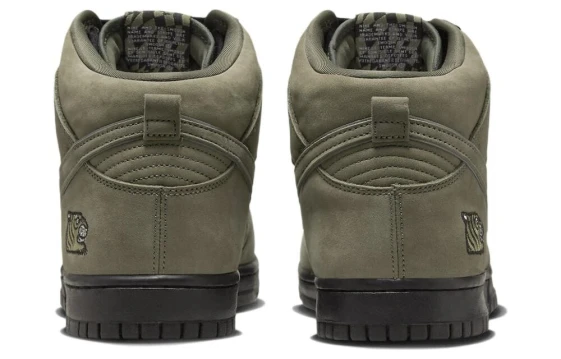 Nike Dunk Gray Tracing Anti Slip Wear Resistant Low Top Skateboard Shoes Men's Black Gray IB4620-141(Team1291-灰溯SBOX)