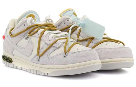 Nike Dunk Car Theme Abrasion Resistant Low Top Skateboard Shoes Men's Beige Yellow IB4620-141(team1032-汽车Ultra）