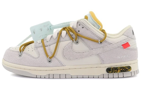 Nike Dunk Car Theme Abrasion Resistant Low Top Skateboard Shoes Men's Beige Yellow IB4620-141(team1032-汽车Ultra）