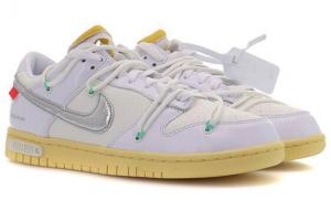 Кроссовки Nike Dunk Low Off-White Lot 1 DM1602-127