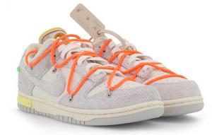 Кроссовки Nike Dunk Low Off-White Lot 11 DJ0950-108