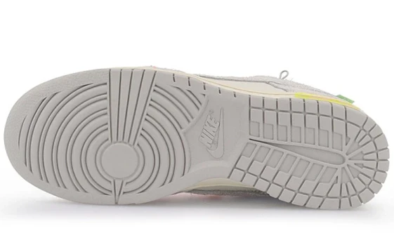 Nike Dunk Anti-Slip Wear-Resistant Low-Top Skateboard Shoes Unisex White Green HV5980-231(Team372-墨韵）