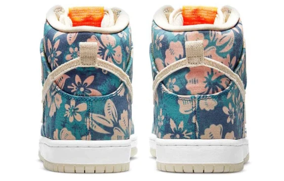 Nike Dunk Anti-Slip Wear-Resistant Low-Top Skateboard Shoes Men's White Blue Yellow DD1391-103（team709-梦想太空）