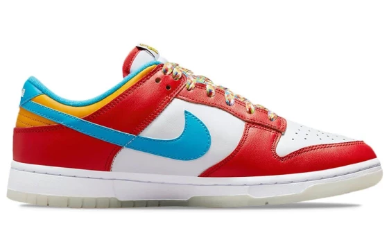 Для треккинга Nike Dunk Low Qs LeBron James Fruity Pebbles DH8009-600