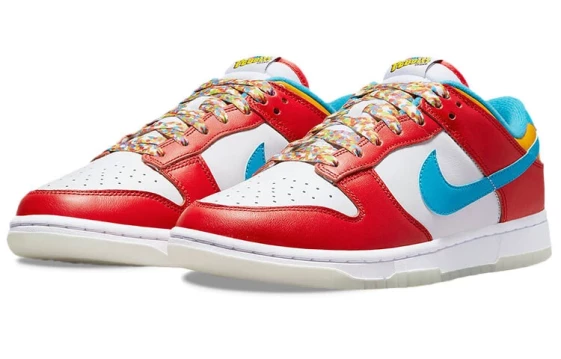 Для треккинга Nike Dunk Low Qs LeBron James Fruity Pebbles DH8009-600