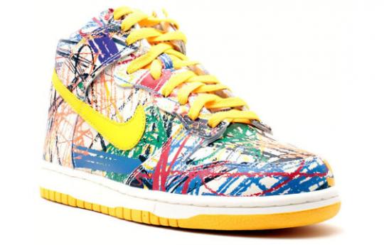 Кроссовки Nike Dunk High Scribble GS 728443-100