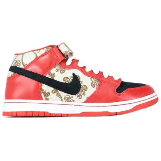 Nike Dunk Abrasion Resistant Low Top Skateboard Shoes Unisex Black White Brown DD1391-100（Team384-MARS A)
