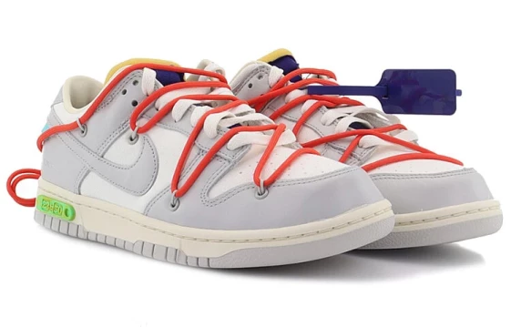 Для треккинга Nike Dunk Low Off White Lot 19 DJ0950-119