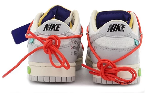 Для треккинга Nike Dunk Low Off White Lot 19 DJ0950-119