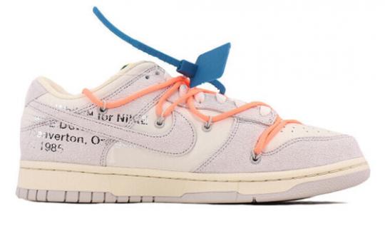 Кроссовки Nike Dunk Low Off-White Lot 19 DJ0950-119