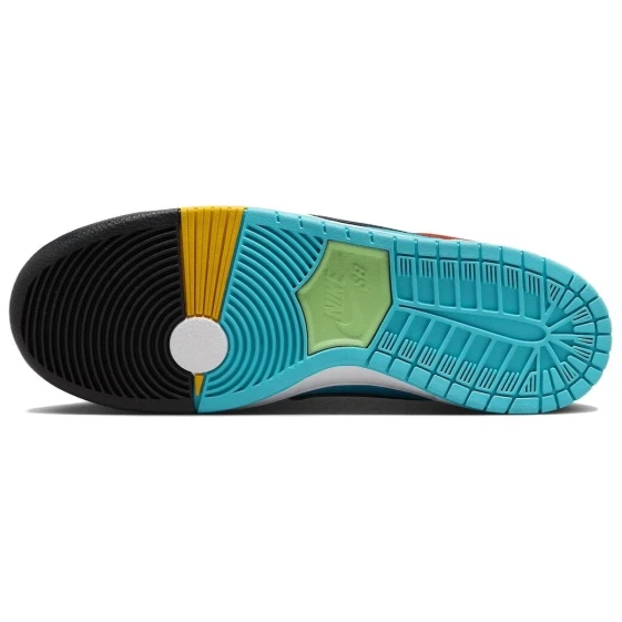 Nike Dunk 'Black' Slip Resistant Cushioning Abrasion Resistant Low Top Kids' Skateboarding Shoes Black Pink Teenagers CW1590-100(Team914-人生万岁）