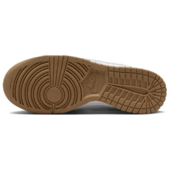 Nike Dunk Anti-Slip Wear-Resistant Low-Top Kids' Skateboarding Shoes Black White Teenagers CW1590-100(Team366-复古腰果花)