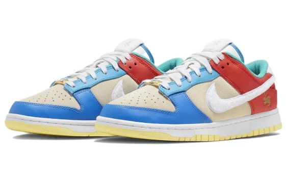 Для треккинга Nike Dunk Low Retro Prm Year Of The Rabbit Blue Orange Cream FD4203-111