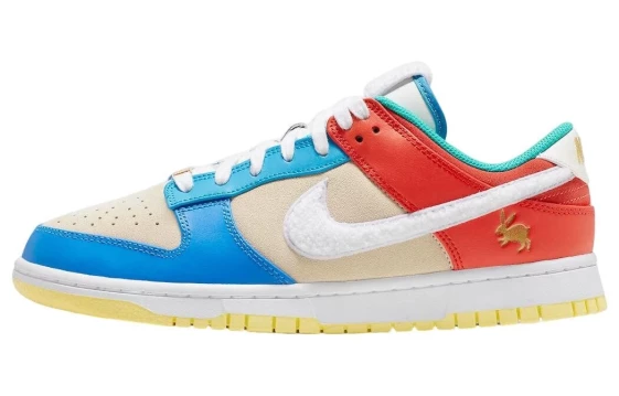 Для треккинга Nike Dunk Low Retro Prm Year Of The Rabbit Blue Orange Cream FD4203-111