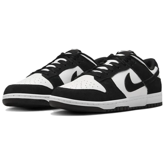 Nike Dunk Anti-Slip Wear-Resistant Low-Top Skateboard Shoes Unisex Black Gray Color DD1503-101（Team342-黑夜绮思S-BOX）
