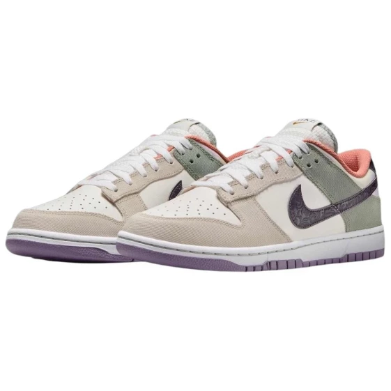 Для треккинга Nike Dunk Anti-Slip Wear-Resistant Low-Top Skateboard Shoes Men's White Green Purple HV5750-133