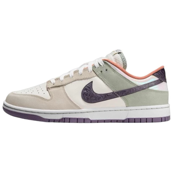 Для треккинга Nike Dunk Anti-Slip Wear-Resistant Low-Top Skateboard Shoes Men's White Green Purple HV5750-133