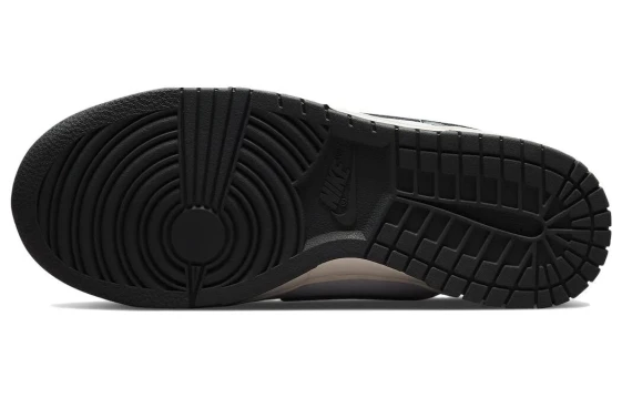 Nike Dunk Coverage Impact Resistance Wear-Resistant Low-Top Skateboard Shoes GS Black Gray CW1590-100(Team59-女款黑灰十 SBOX)