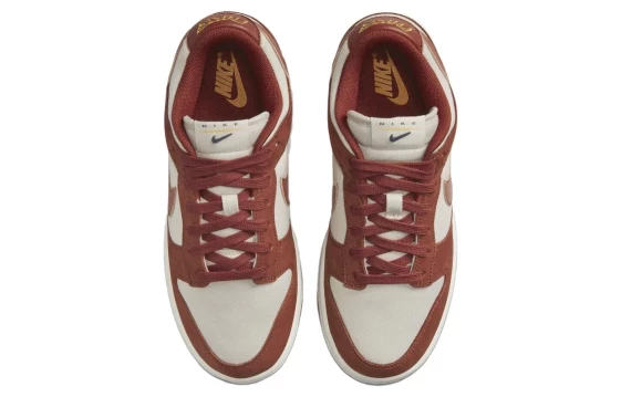 Для треккинга Nike Dunk Low Lx Light Orewood Brown Rugged Orange Women's DZ2710-101