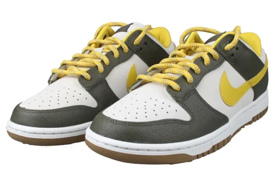 Nike Dunk LOW Anti Slip Wear Resistant Low Top Skateboard Shoes Unisex Green White DV0833-106（Team1253-撒点）