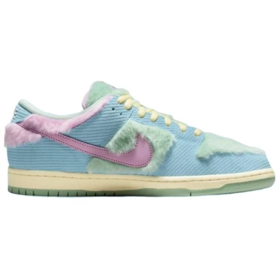 Nike Dunk Dust Collection Slip Resistant, Abrasion Resistant, Lightweight Low Top Skateboard Shoes Unisex Pink DD1391-100(Team496-粉霞织梦)