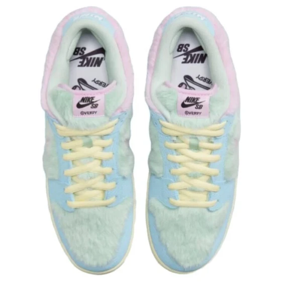 Nike Dunk Dust Collection Slip Resistant, Abrasion Resistant, Lightweight Low Top Skateboard Shoes Unisex Pink DD1391-100(Team496-粉霞织梦)