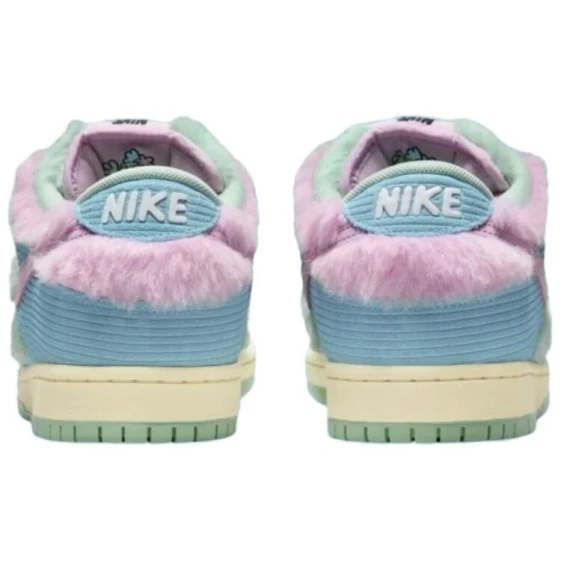 Nike Dunk Dust Collection Slip Resistant, Abrasion Resistant, Lightweight Low Top Skateboard Shoes Unisex Pink DD1391-100(Team496-粉霞织梦)