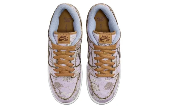 Nike Dunk YDCC Anti-Slip And Wear-Resistant Lightweight Low-Top Skateboard Shoes Women's Black Brown DD1503-101(Team501-黑色摩卡)