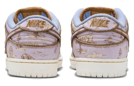 Nike Dunk YDCC Anti-Slip And Wear-Resistant Lightweight Low-Top Skateboard Shoes Women's Black Brown DD1503-101(Team501-黑色摩卡)