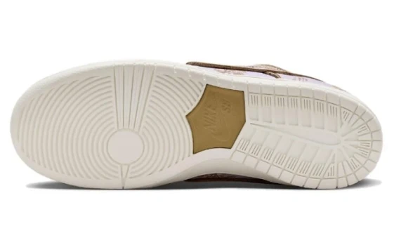 Nike Dunk YDCC Anti-Slip And Wear-Resistant Lightweight Low-Top Skateboard Shoes Women's Black Brown DD1503-101(Team501-黑色摩卡)