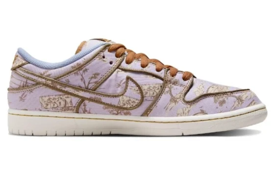 Nike Dunk YDCC Anti-Slip And Wear-Resistant Lightweight Low-Top Skateboard Shoes Women's Black Brown DD1503-101(Team501-黑色摩卡)