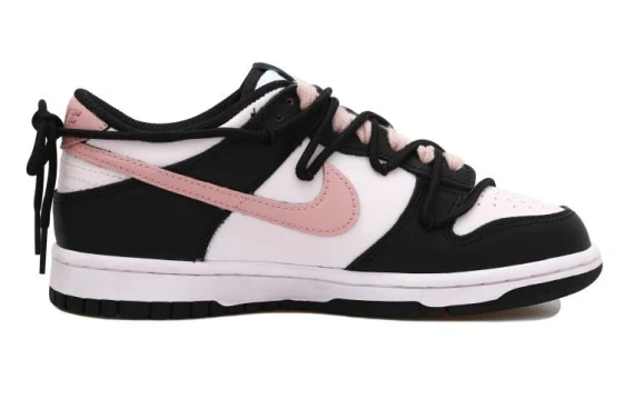 Nike Dunk Abrasion Resistant Low Top Skateboard Shoes Unisex White Pink IH0640-161(Team10- 可爱小狗)