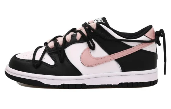 Nike Dunk Abrasion Resistant Low Top Skateboard Shoes Unisex White Pink IH0640-161(Team10- 可爱小狗)