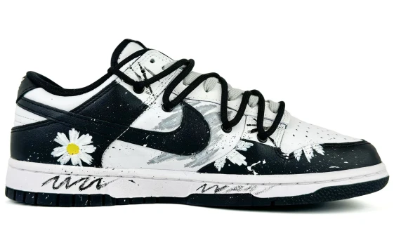 Nike Dunk Slip-Resistant Water-Resistant Cushioned Wear-Resistant Low-Top Skateboard Shoes Men's White Gray HF4299-001(Team82-男款伏风)