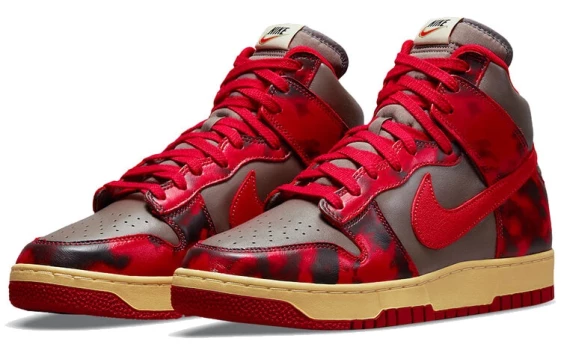 Для треккинга Nike Dunk High 1985 Red Acid Wash DD9404-600