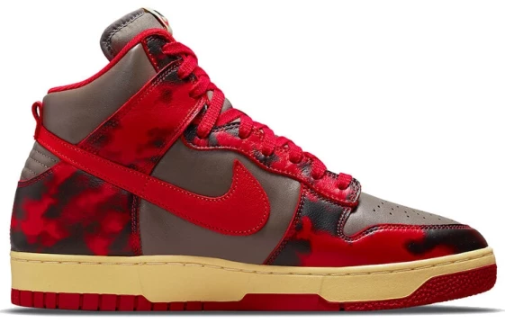 Для треккинга Nike Dunk High 1985 Red Acid Wash DD9404-600