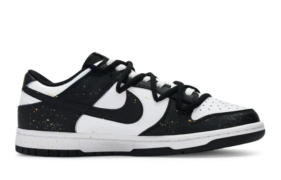 Nike Dunk Anti Slip Wear Resistant Low Top Skateboard Shoes Unisex Black White DD1391-100(Team702-DD2)