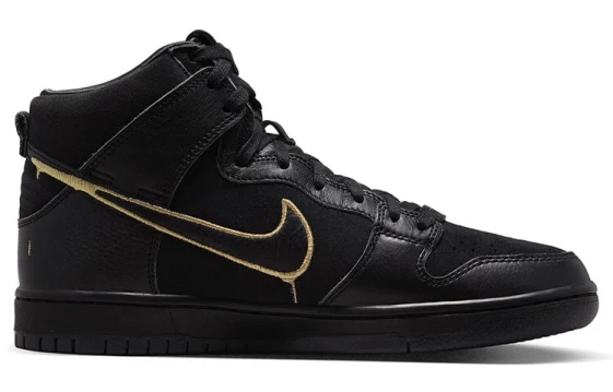 Для треккинга Nike SB Dunk High FAUST Black Gold DH7755-001