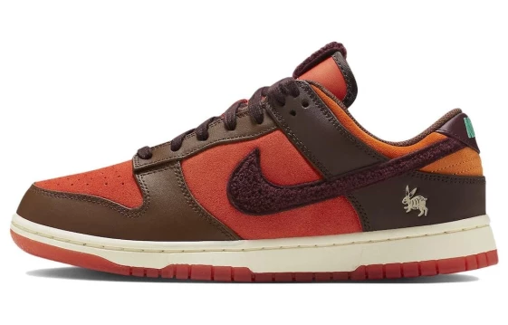 Для треккинга Nike Dunk Low Retro PRM 'Year Of The Rabbit Light Crimson' 2023 FD4203-661