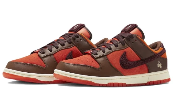 Для треккинга Nike Dunk Low Retro PRM 'Year Of The Rabbit Light Crimson' 2023 FD4203-661