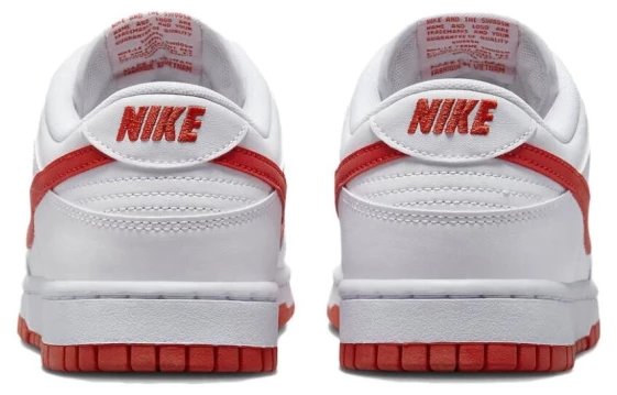 Для треккинга Nike Dunk Low Retro White Picante Red DV0831-103