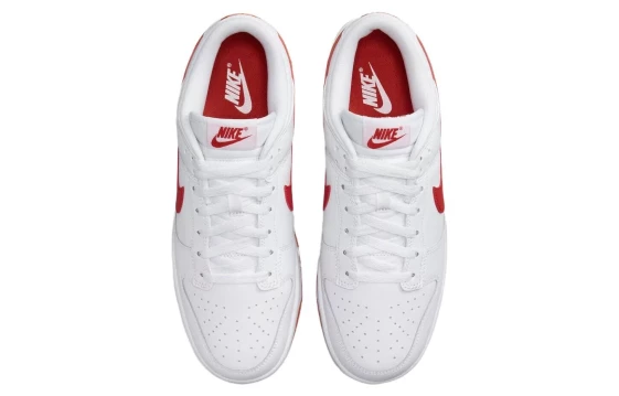 Для треккинга Nike Dunk Low Retro White Picante Red DV0831-103