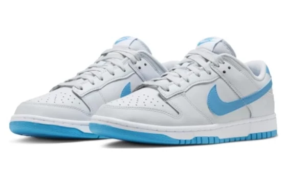 Для треккинга Nike Dunk Low Retro Pure Platinum Blue Lightning DV0831-001