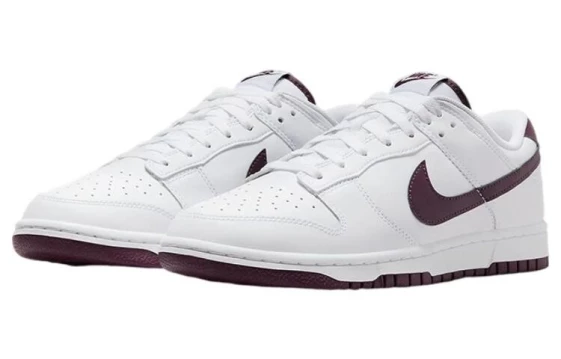 Для треккинга Nike Dunk Low Retro White Night Maroon DV0831-102