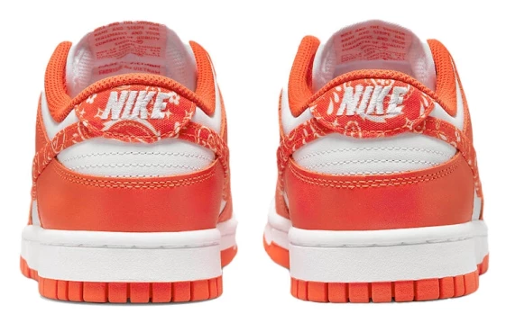 Для треккинга Nike Dunk Low Essential Paisley Pack Orange Women's DH4401-103