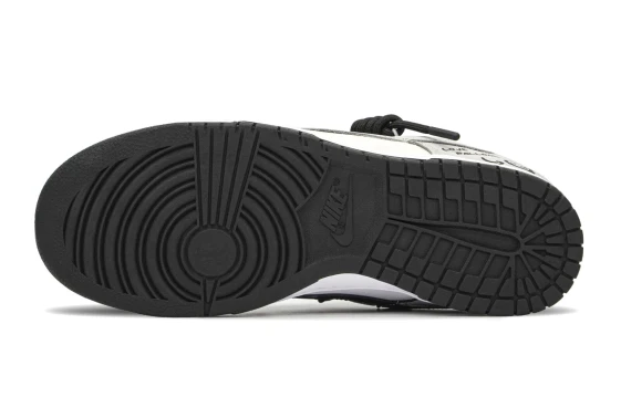 Nike Dunk Slip-Resistant Low-Top Kids' Skateboarding Shoes Black White Teenagers CW1590-100(Team183-熊猫剑客)