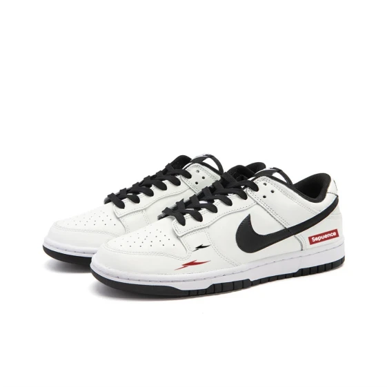 Nike Dunk Dingding Cloud Abrasion Resistant Low top Skateboard Shoes Men's Beige White Pink DD1391-100(Team529-叮咚云)