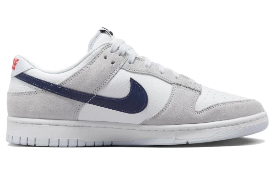 Для треккинга Nike Dunk Low White Grey Navy Aqua Mini Swoosh FJ4227-001