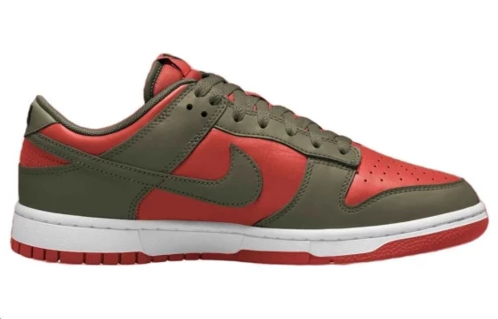 Для треккинга Nike Dunk Low Mystic Red Cargo Khaki DV0833-600