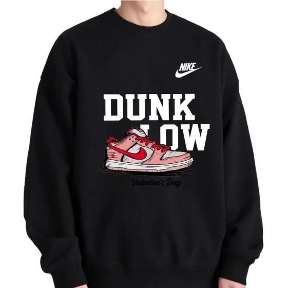 Свитшоты Nike Sweatshirts Unisex Black BV2667-010（Group593-白粉Dunk手绘）